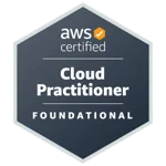 AWS Certified Cloud Practitioner badge